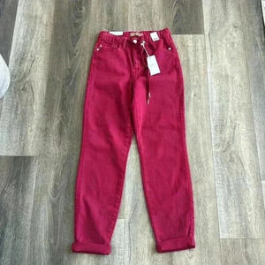 Judy Blue Jeans.  Red in color and high waist. Women’s size 0/24. New with tags!